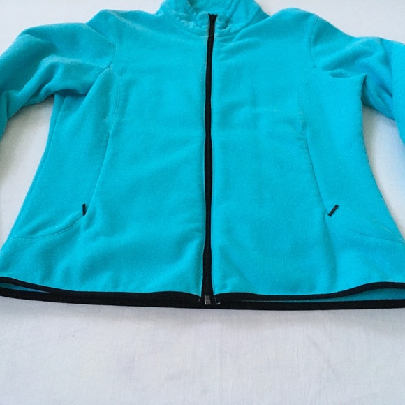 GEAR Luxe Fleece Full Zip Jacket Size Large Blue - Picture 6 of 15